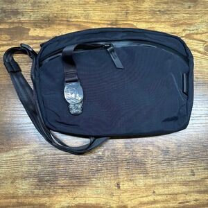 ALPAKA Flight Sling Black Axoflux 210D Ripstop Nylon Travel Crossbody Bag 2L